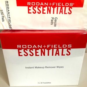 Rodan+Fields: makeup remover wipes PLUS gauze pads